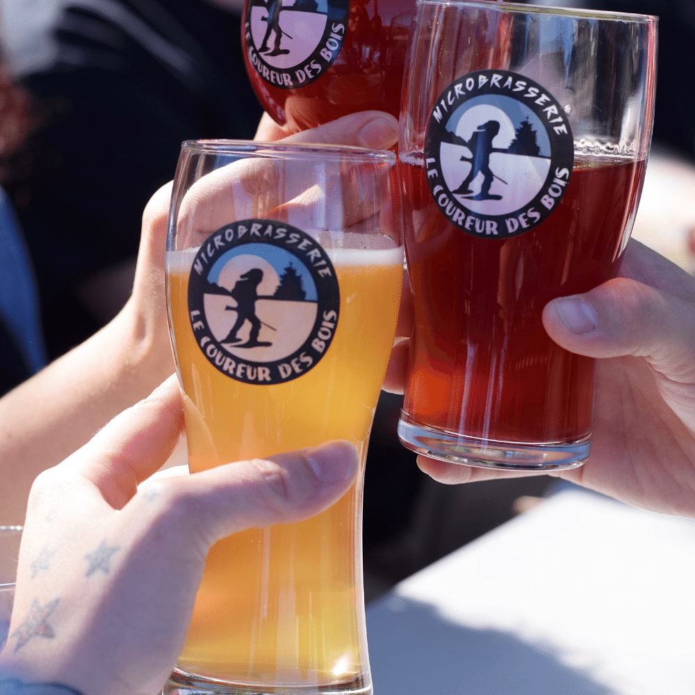 Dégustation de bières et saucisson pour 2 personnes - Microbrasserie le Coureur des Bois