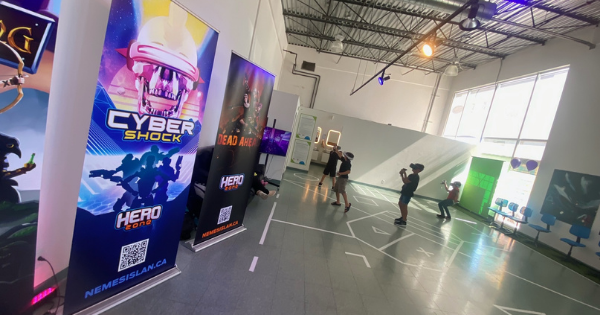 Expérience de réalité virtuelle en aréna pour 2 personnes - Nemesis Video Game Lounge