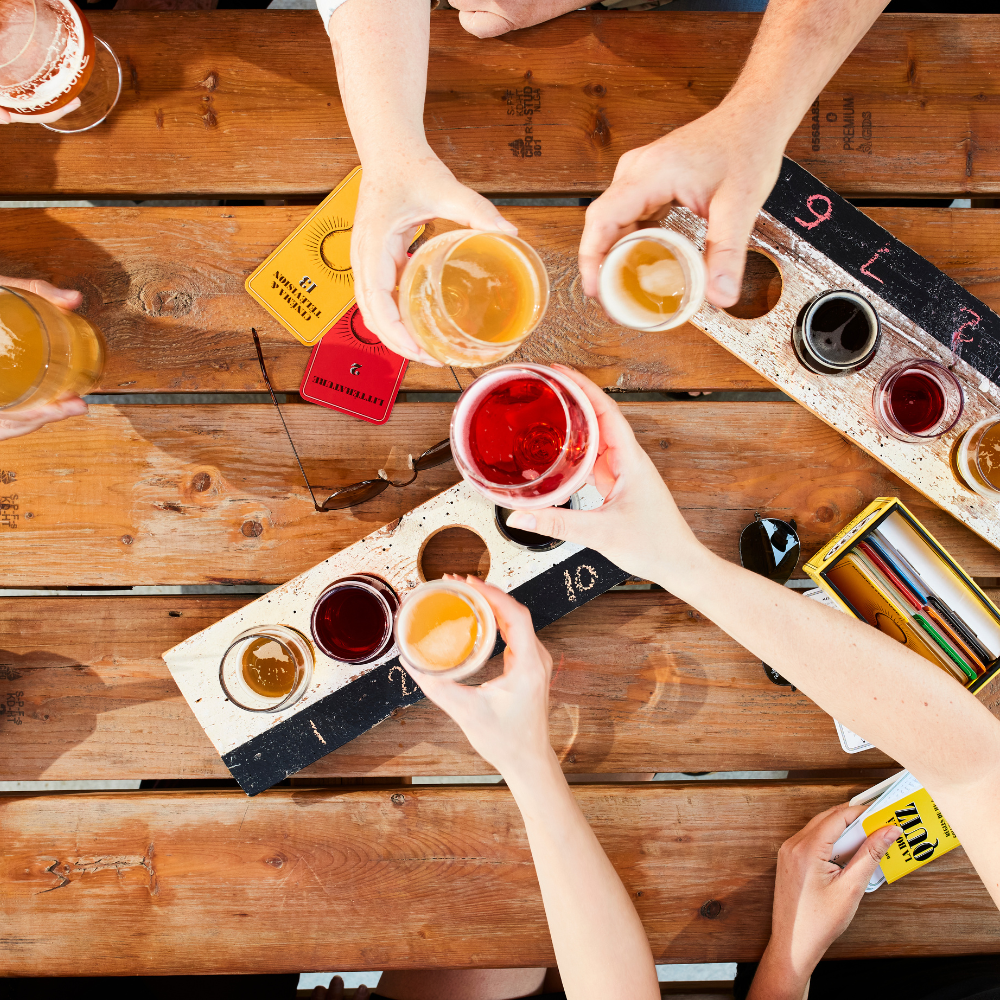 Pinte de bière et verre ou Nachos pour 2 personnes - Terre à Boire