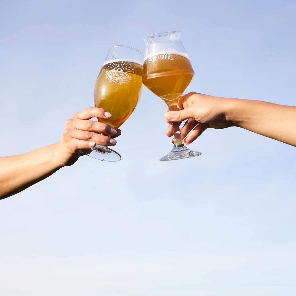 Pinte de bière et verre ou Nachos pour 2 personnes - Terre à Boire