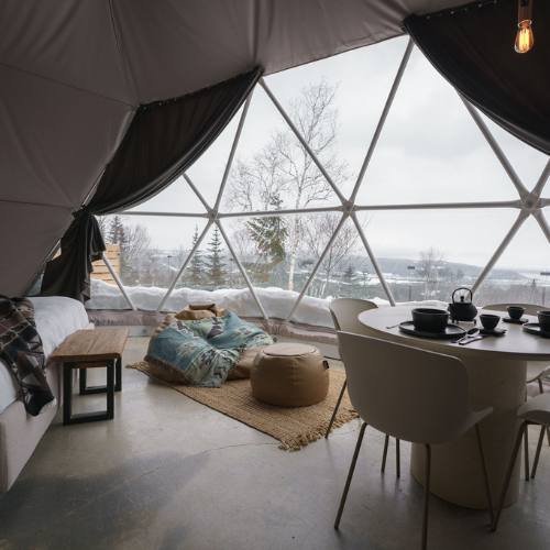 Overnight stay in a Dom, Absolute Wellness for 2 people - Nørdika Charlevoix