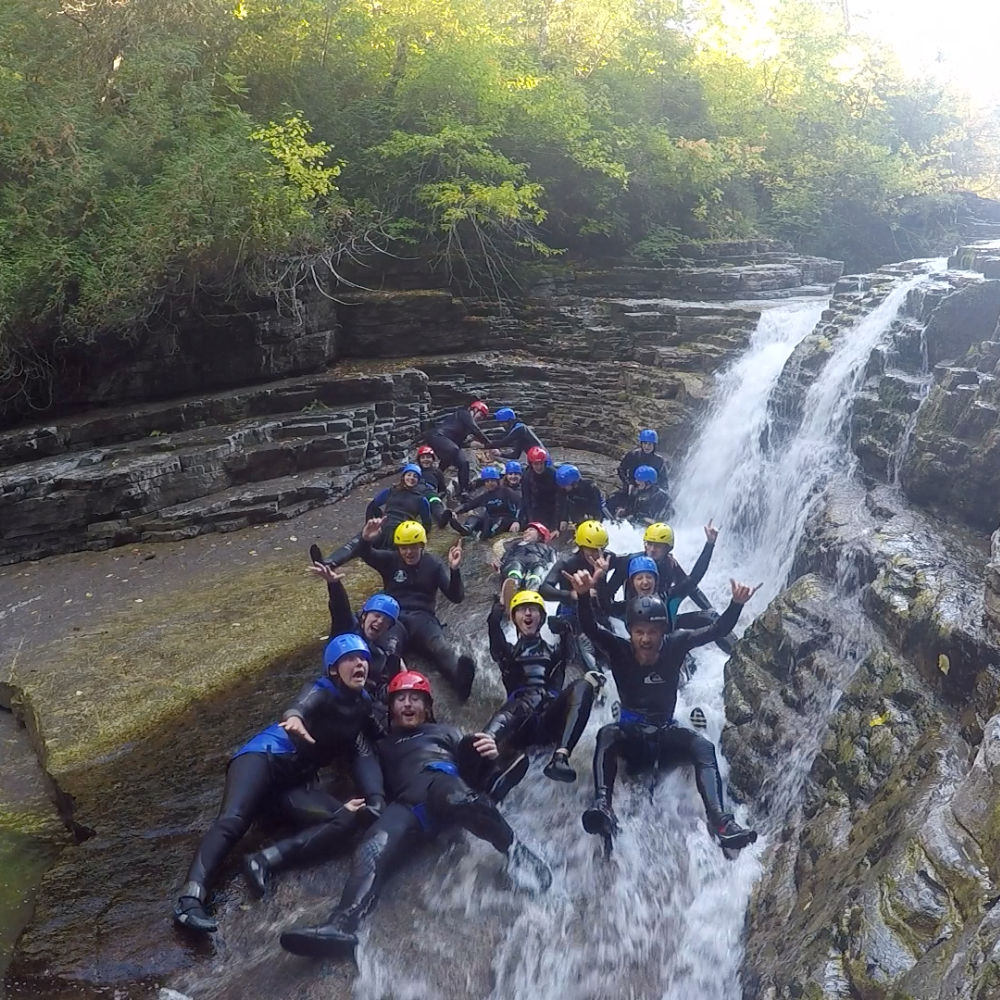 Canyoning pour 2 personnes - Auberge Griffon Aventure