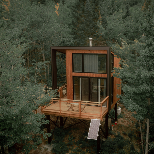 Forfait Un crédit pour un séjour dans une cabine pour 2 personnes - BESIDE LAO Cantons-de-l'Est disponible dans la catégorie Getaway - Coffrets Prestige - 1