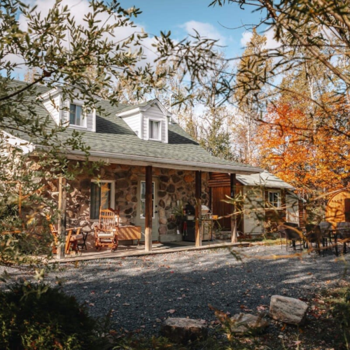 Forfait Deux nuitées dans le chalet La Chouette pour 2 personnes - Chalets Galaxia disponible dans la catégorie Getaway - Coffrets Prestige - 1