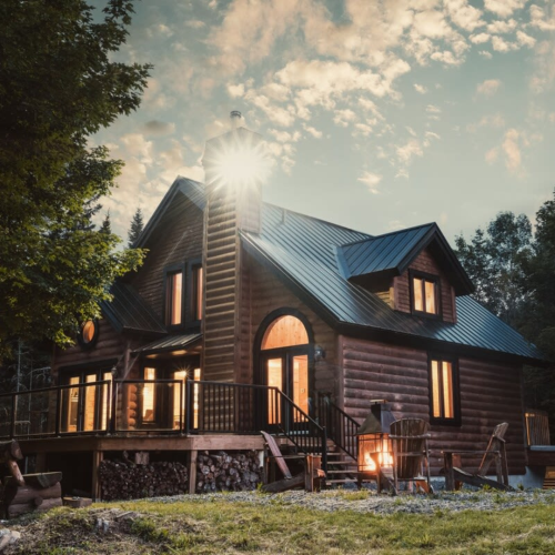 Forfait Deux nuitées dans le chalet Bonheur pour 1 à 6 personnes - Chalets Galaxia disponible dans la catégorie Getaway - Coffrets Prestige - 1