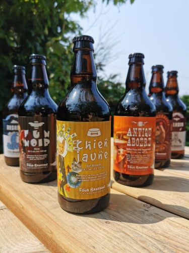 Forfait Dégustation de bières pour 2 personnes - Microbrasserie Aux Fous Brassant disponible dans la catégorie Dining - Coffrets Prestige - 1
