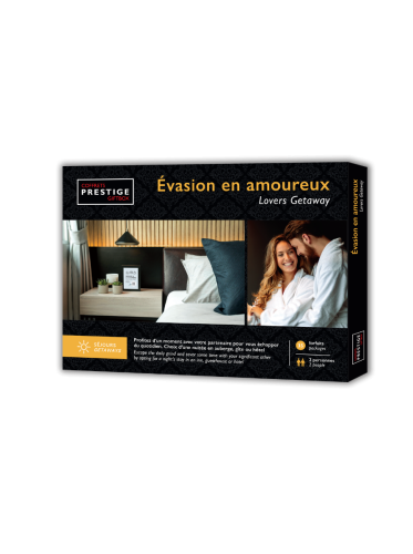 Coffret cadeau Évasion en amoureux - Coffrets Prestige - Idée cadeau 1