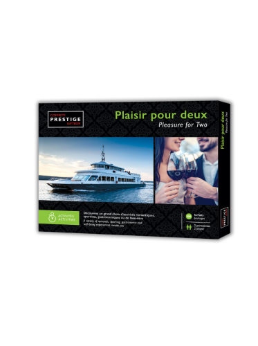 Coffret cadeau Plaisir pour deux - Coffrets Prestige - Idée cadeau 1