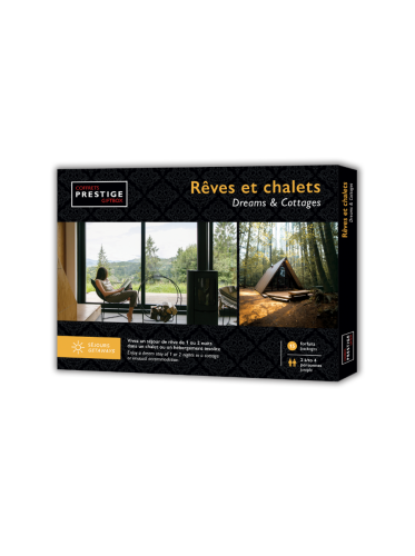 Coffret cadeau Rêves et chalets - Coffrets Prestige - Idée cadeau 1