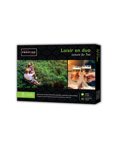 Coffret cadeau Loisir en duo - Coffrets Prestige - Idée cadeau 1