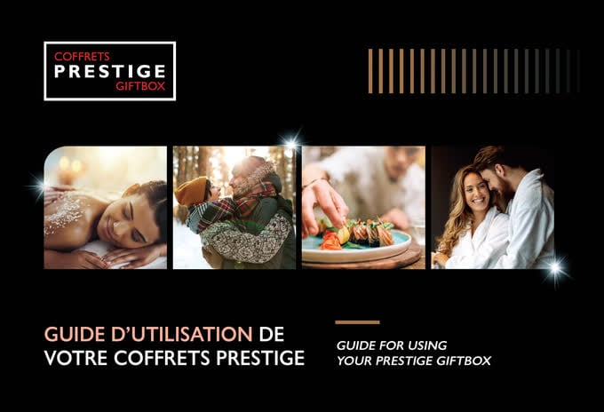 Cover of the Coffrets Prestige user booklet